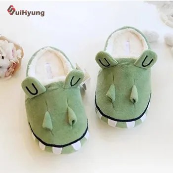 Suihyung Women Indoor Slippers Funny Cartoon Dinosaur Slides Unisex Men House Slip On Soft Plush Flip Flops Ladies Furry Shoes
Suihyung Women Indoor Slippers Funny Cartoon Dinosaur Slides Unisex Men House Slip On Soft Plush Flip Flops Ladies Furry Shoes