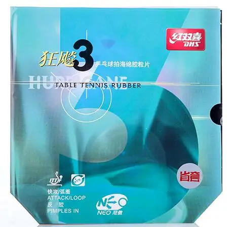 Original DHS Hurricane 3 NEO PROVINCE Tacky-Speed Table Tennis Rubber/ Ping Pong Rubber With Security code Free Shipping
Original DHS Hurricane 3 NEO PROVINCE Tacky-Speed Table Tennis Rubber/ Ping Pong Rubber With Security code Free Shipping
