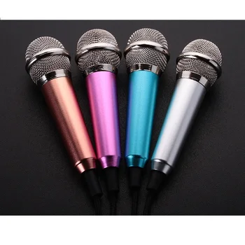 Portable 3.5mm Stereo Studio Mic KTV Karaoke Mini Microphone For Cell Phone Laptop PC Desktop 5.5cm*1.8cm Small Size Mic
Portable 3.5mm Stereo Studio Mic KTV Karaoke Mini Microphone For Cell Phone Laptop PC Desktop 5.5cm*1.8cm Small Size Mic