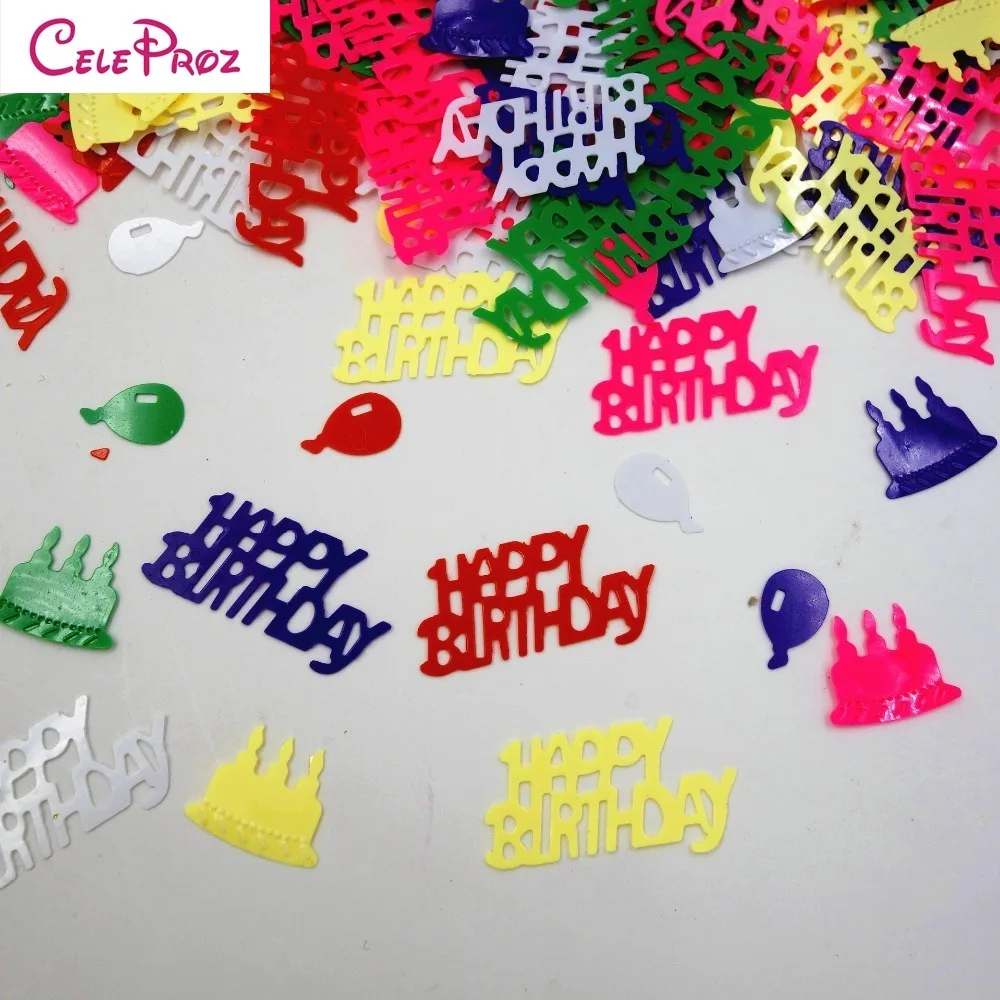 15g Happy Birthday Confetti Birthday Cake Balloon Confetti DIY Baby Shower Baptism Party Decoration Brithday Party Supplies
15g Happy Birthday Confetti Birthday Cake Balloon Confetti DIY Baby Shower Baptism Party Decoration Brithday Party Supplies