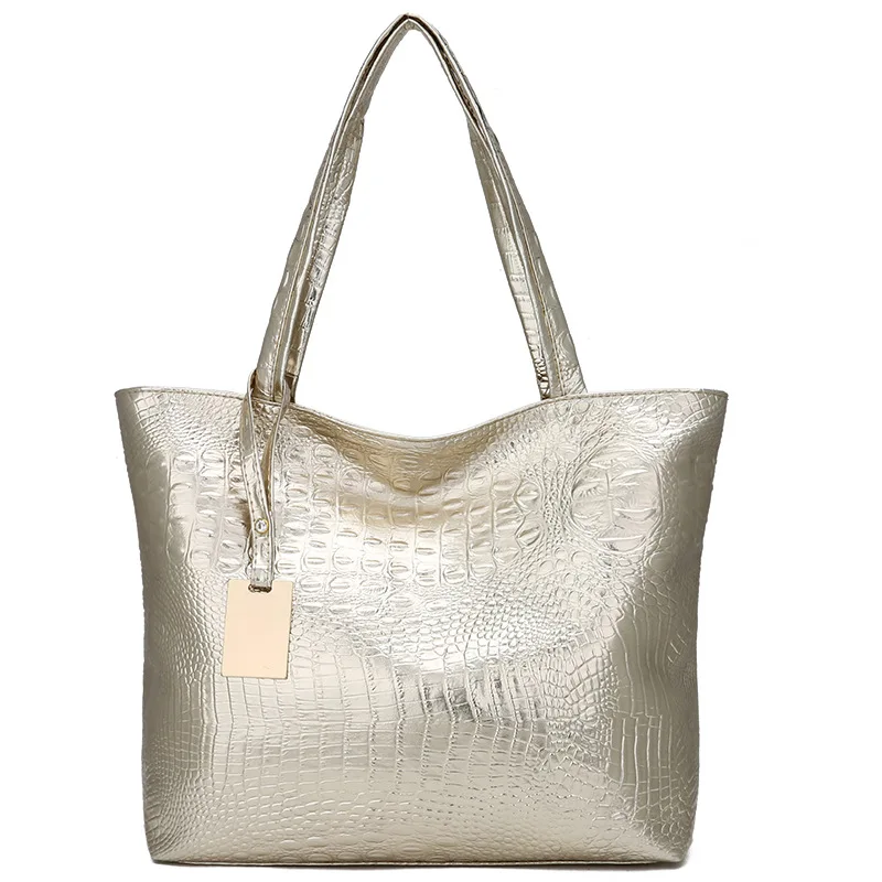 Soft Women Imitation Leather Handbag Silver Gold Black Shoulder Bag Big Female Casual Tote Bag Ladies Hand Bags
Soft Women Imitation Leather Handbag Silver Gold Black Shoulder Bag Big Female Casual Tote Bag Ladies Hand Bags