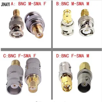 50pcs BNC Female Male to SMA Male Female Straight RF Coaxial Cable Adapter Connector
50pcs BNC Female Male to SMA Male Female Straight RF Coaxial Cable Adapter Connector