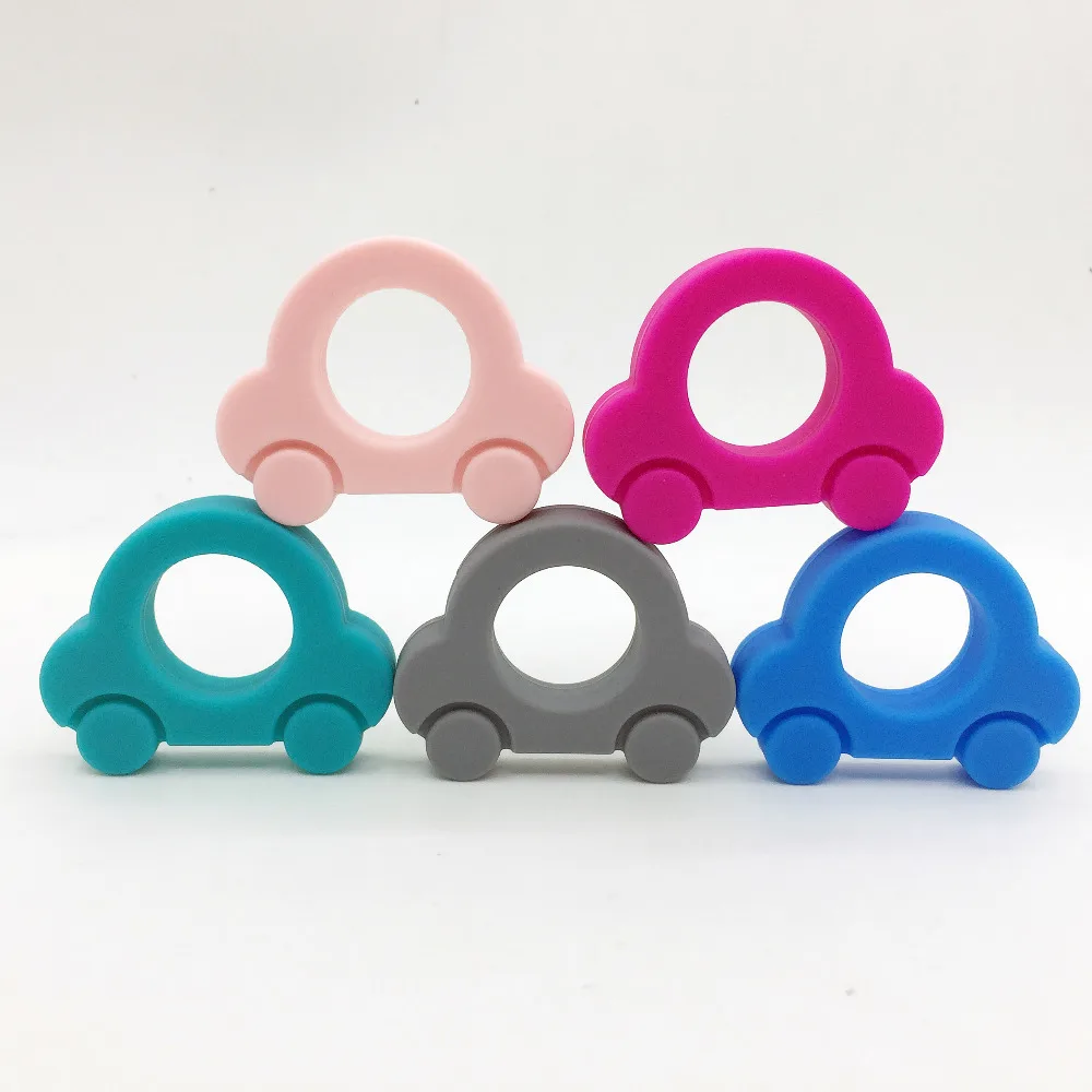 NEW! 5pcs/lot Mix colors Silicone mini Car Pendant Teether Toy Teething Necklace Baby chew Toy BPA Free Food Grade Silicone
NEW! 5pcs/lot Mix colors Silicone mini Car Pendant Teether Toy Teething Necklace Baby chew Toy BPA Free Food Grade Silicone