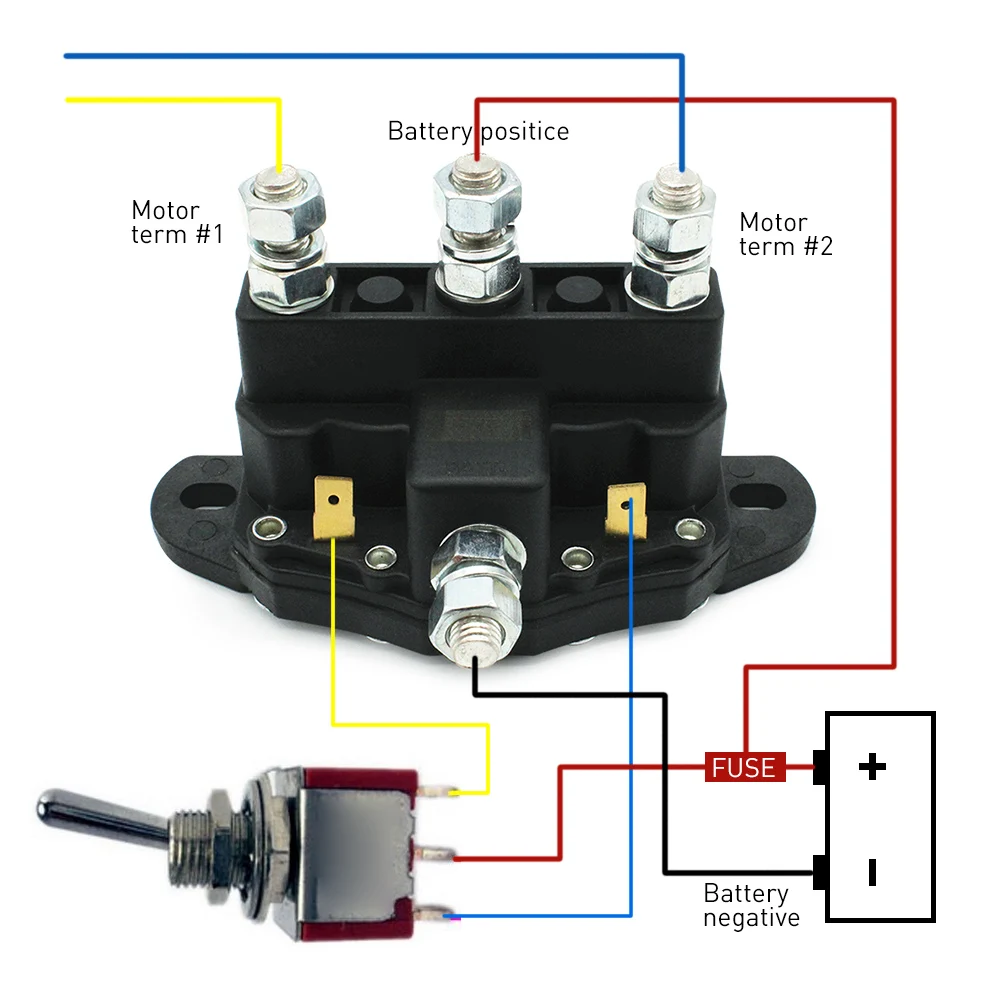 12 V New Premium Quality Relay Winch Motor Reversing Solenoid Switch New accessories
12 V New Premium Quality Relay Winch Motor Reversing Solenoid Switch New accessories