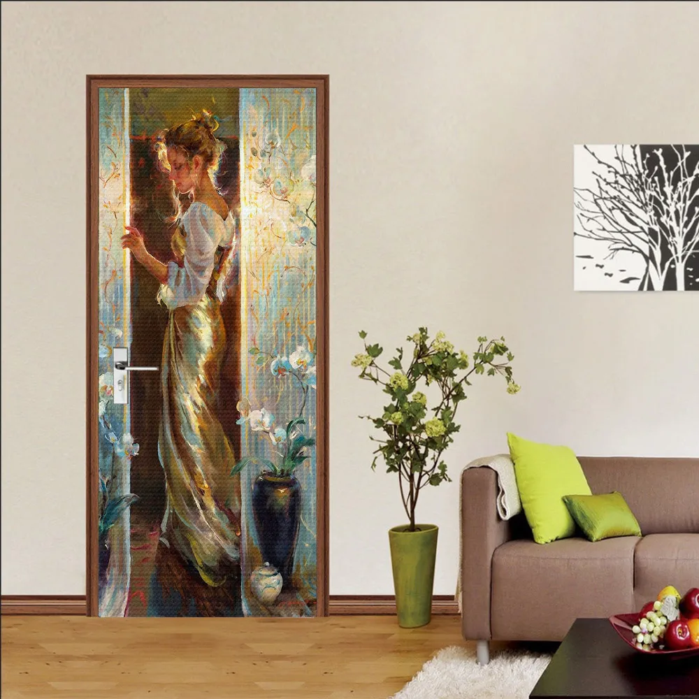 Sexy Girl Door Stickers DIY Removable 3D Door Mural Sticker Waterproof For Bedroom Home Decor Decoration
Sexy Girl Door Stickers DIY Removable 3D Door Mural Sticker Waterproof For Bedroom Home Decor Decoration