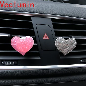 Bling Car Accessories For Girls Car Aroma Diffuser Mini Heart Shape Flavoring For Car Fresheners Auto Perfume Car Air Vent Clip
Bling Car Accessories For Girls Car Aroma Diffuser Mini Heart Shape Flavoring For Car Fresheners Auto Perfume Car Air Vent Clip