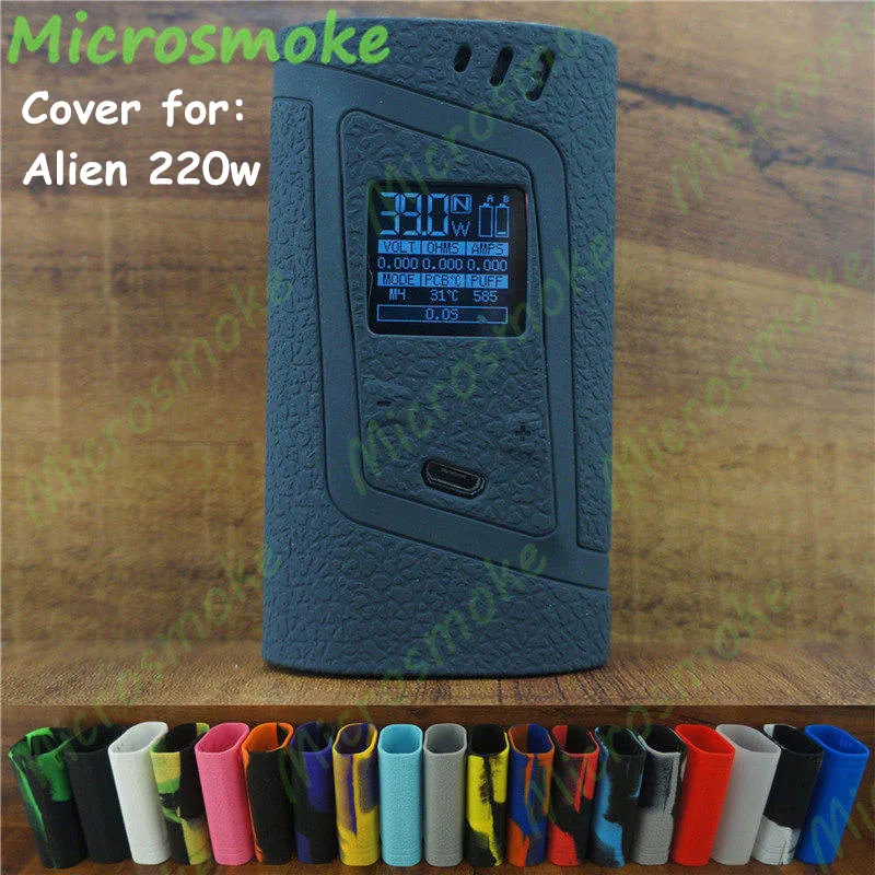1pc silicone case foe Smok Alien 220w 220 Skin Starter kit Vaporizer Protective Alien220w thicker Cover rubber box
1pc silicone case foe Smok Alien 220w 220 Skin Starter kit Vaporizer Protective Alien220w thicker Cover rubber box