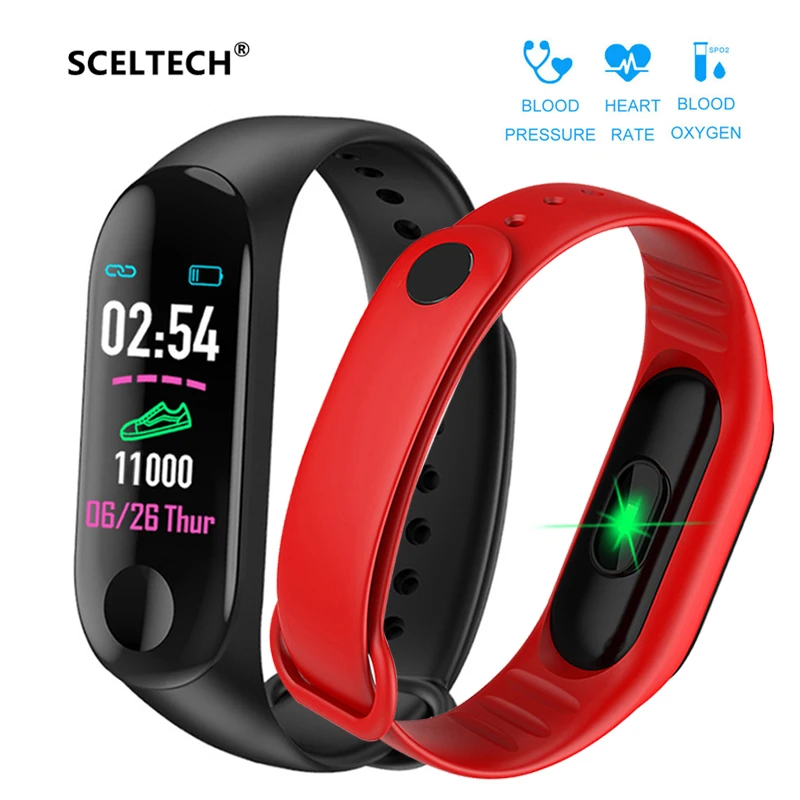 M3 Sport Smart Bracelet Health Sleep Fitness Tracker Heart Rate Monitor Smart Wristband Color LCD Screen Watch for Android iOS
M3 Sport Smart Bracelet Health Sleep Fitness Tracker Heart Rate Monitor Smart Wristband Color LCD Screen Watch for Android iOS