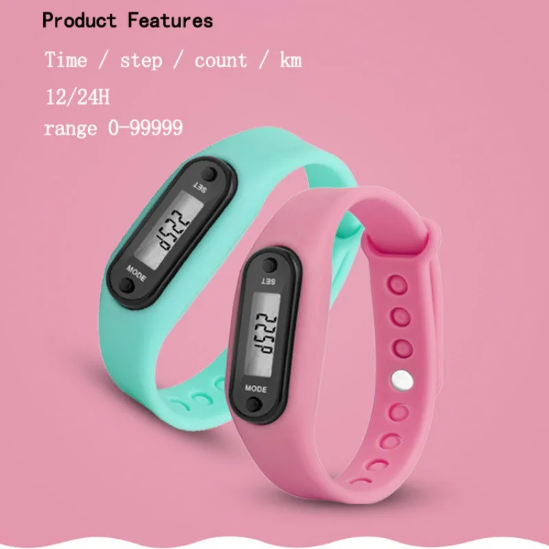 Digital LCD Silicone Wirstband Watch Bracelet Pedometer Ru Walk Distance Calorie Counter Wrist Women&Men Sport Fitness
Digital LCD Silicone Wirstband Watch Bracelet Pedometer Ru Walk Distance Calorie Counter Wrist Women&Men Sport Fitness