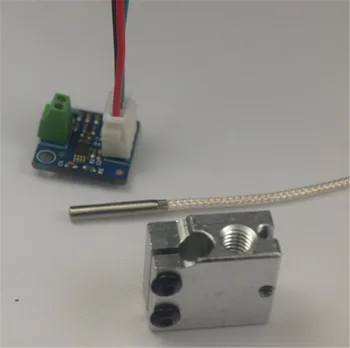 Reprap Prusa i3 Volcano PT100 upgrade kit for DIY 3D printer PT100 temperature sensor Volcano heater block for PT100 amp
Reprap Prusa i3 Volcano PT100 upgrade kit for DIY 3D printer PT100 temperature sensor Volcano heater block for PT100 amp