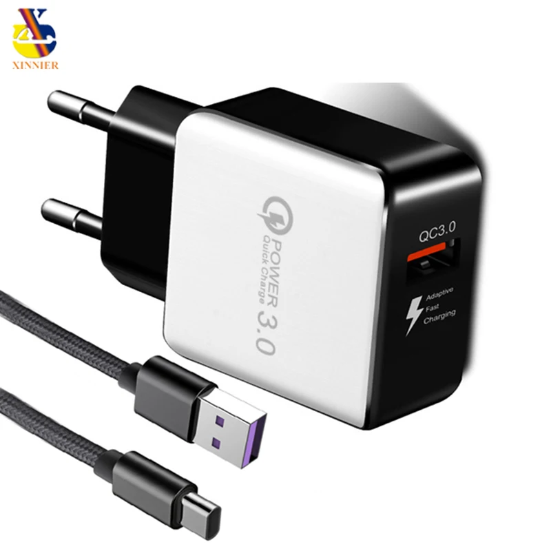 QC3.0 USB Charger EU Plug 18W Quick Charge Universal Fast Adapter Wall Mobile Phone Charger for samsung S 9 8 xiaomi mi 5 6 mix2
QC3.0 USB Charger EU Plug 18W Quick Charge Universal Fast Adapter Wall Mobile Phone Charger for samsung S 9 8 xiaomi mi 5 6 mix2