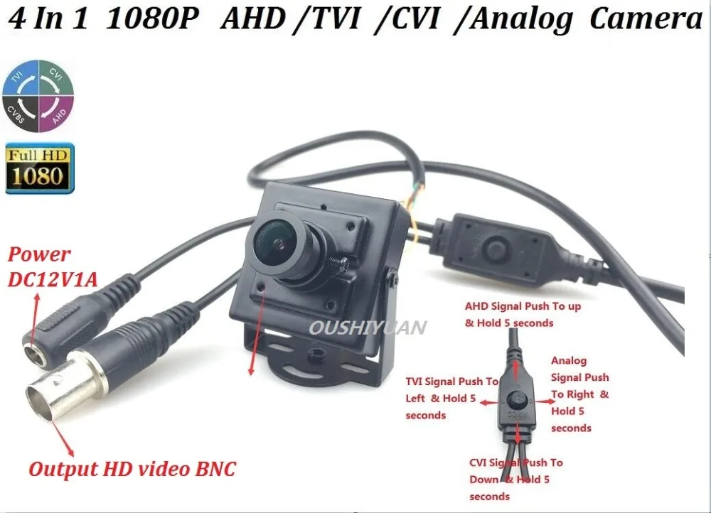 CCTV HD-AHD/TVI/CVI/CVBS 2.0MP HD 1080P Lens 3.6mm OSD Menu 2.0MP Mini Box 4 in1 Camera
CCTV HD-AHD/TVI/CVI/CVBS 2.0MP HD 1080P Lens 3.6mm OSD Menu 2.0MP Mini Box 4 in1 Camera