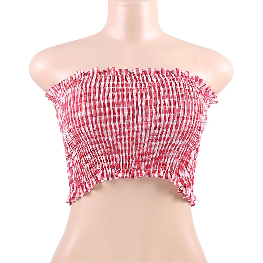 Crop Top Women Summer Sexy Women Slim Stretch Lace Strapless Bra Comfortable Fashion Wrapped Chest Tops Wholesale
Crop Top Women Summer Sexy Women Slim Stretch Lace Strapless Bra Comfortable Fashion Wrapped Chest Tops Wholesale