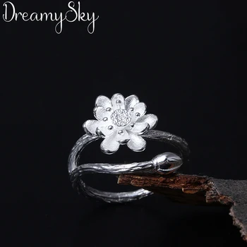 Wholesale 925 Sterling Silver Lotus Flower Rings For Women Adjustable Size Ring Ladies Boho Statement Jewelry Joyas De Plata
Wholesale 925 Sterling Silver Lotus Flower Rings For Women Adjustable Size Ring Ladies Boho Statement Jewelry Joyas De Plata
