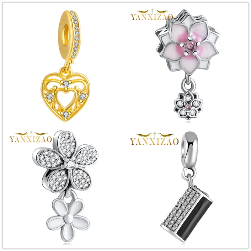 YANXIZAO Pendant Jewelry Making Handmade Flowers Diy Beads Fit Pulseira Pandora Bracelet Charms Silver 925 Original Berloque
YANXIZAO Pendant Jewelry Making Handmade Flowers Diy Beads Fit Pulseira Pandora Bracelet Charms Silver 925 Original Berloque