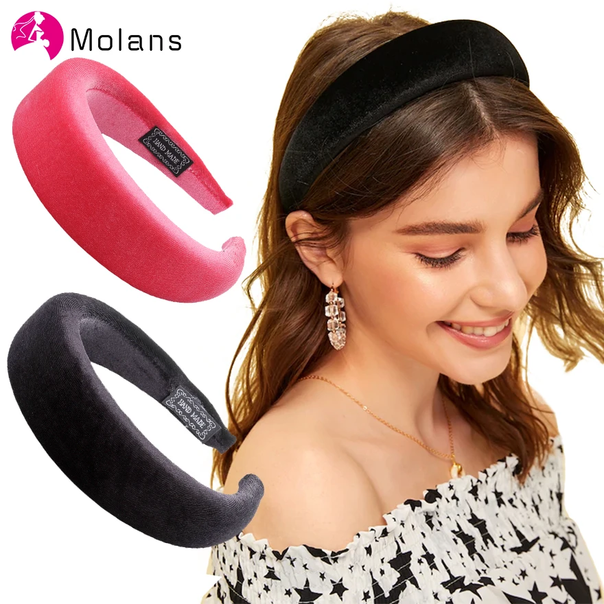 Molans 2019 Women Thick Hairbands Flannel Wide-edged Headband Solid Velvet Fashion Hair Hoop Hair Accessories
Molans 2019 Women Thick Hairbands Flannel Wide-edged Headband Solid Velvet Fashion Hair Hoop Hair Accessories