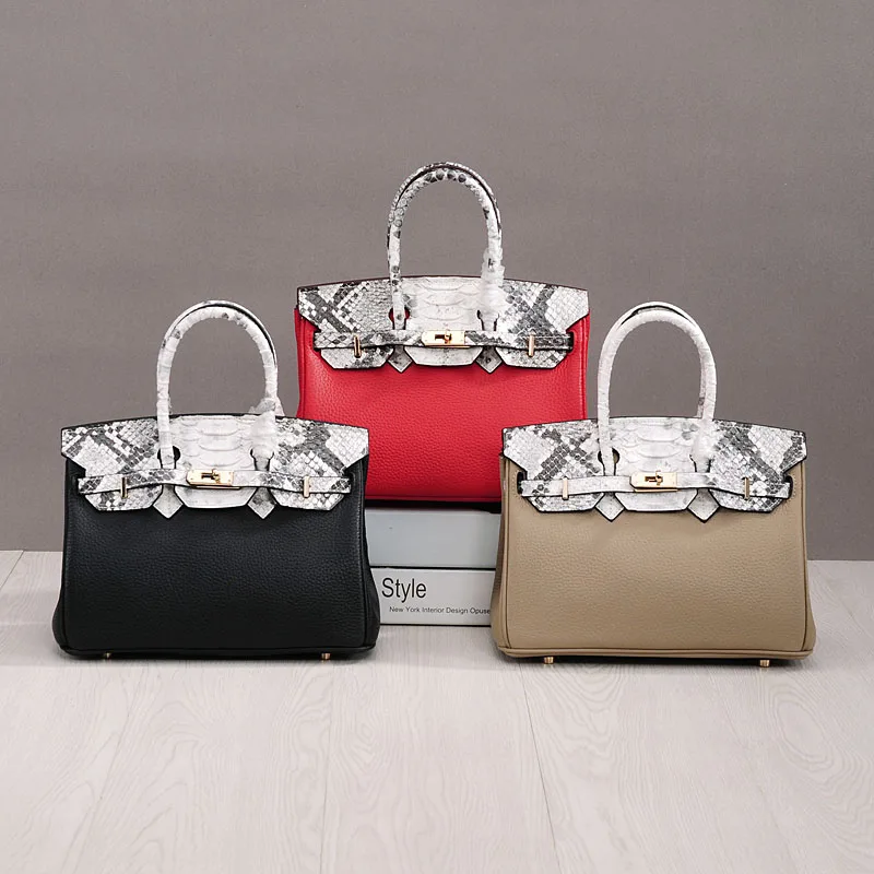 PRAVESDA HandBags Ladies Snake Genuine Leather Real Leather Tote Bag Fashion Bag Messenger Bags High Quality women handbags
PRAVESDA HandBags Ladies Snake Genuine Leather Real Leather Tote Bag Fashion Bag Messenger Bags High Quality women handbags
