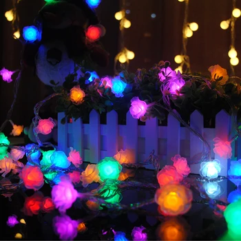 LED Rose Light String Artificial Flower Battery Power Christmas Wedding Party Fairy Rose Flower Holiday Decoration
LED Rose Light String Artificial Flower Battery Power Christmas Wedding Party Fairy Rose Flower Holiday Decoration