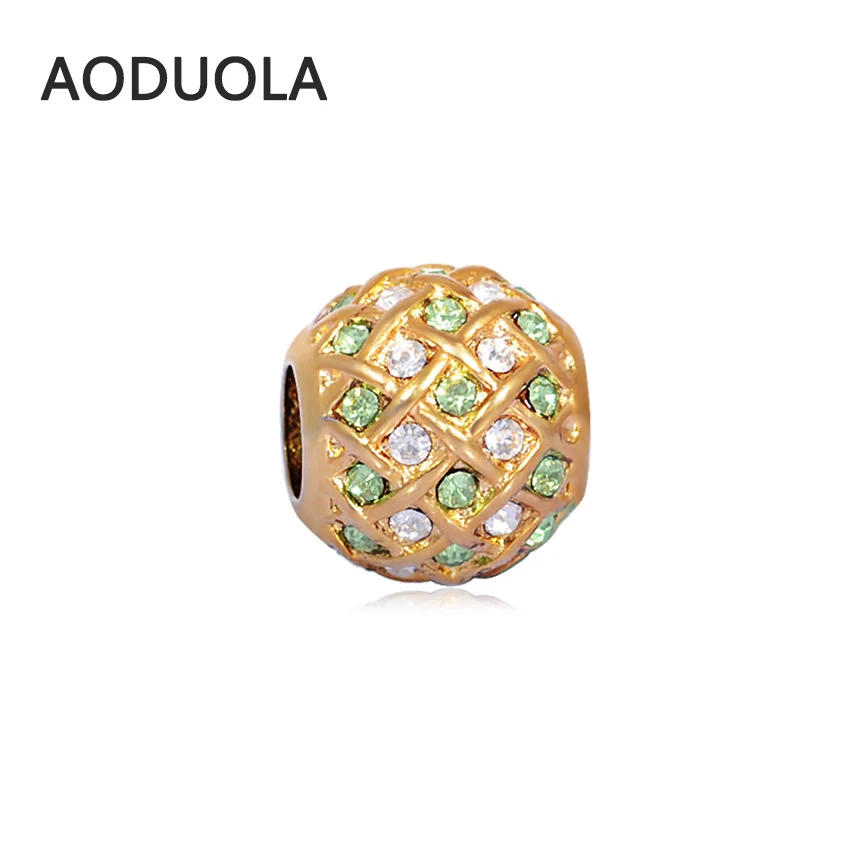 2Pcs Lot Stainless Steel Square Gold color with Green CZ Beads DIY Big Hole Bead for Jewelry Making Fit For Pandora Bracelet
2Pcs Lot Stainless Steel Square Gold color with Green CZ Beads DIY Big Hole Bead for Jewelry Making Fit For Pandora Bracelet