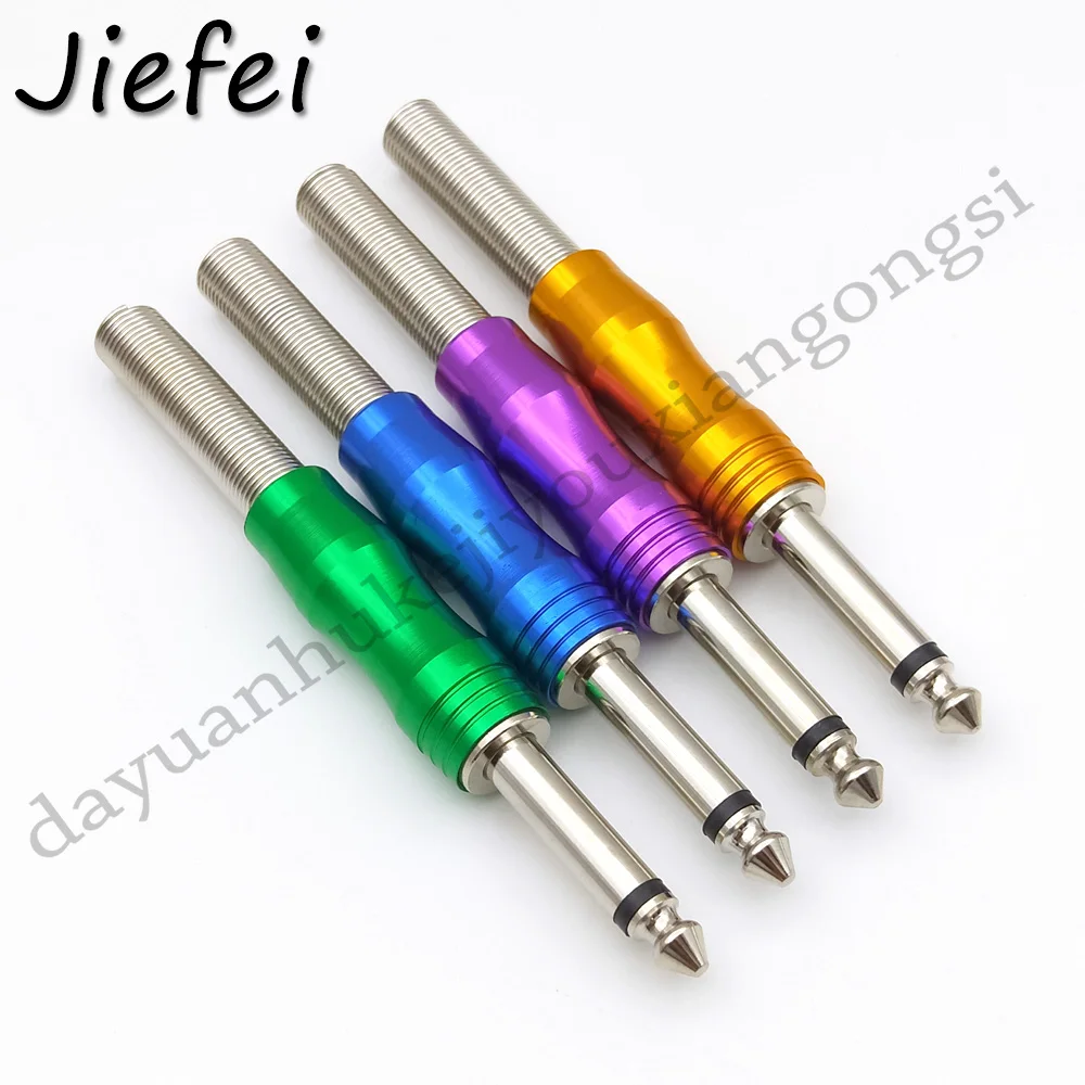 1Pcs 5 colors 6.35mm Male 1/4 Mono Jack Plug Audio Connector Soldering connector with spring
1Pcs 5 colors 6.35mm Male 1/4 Mono Jack Plug Audio Connector Soldering connector with spring