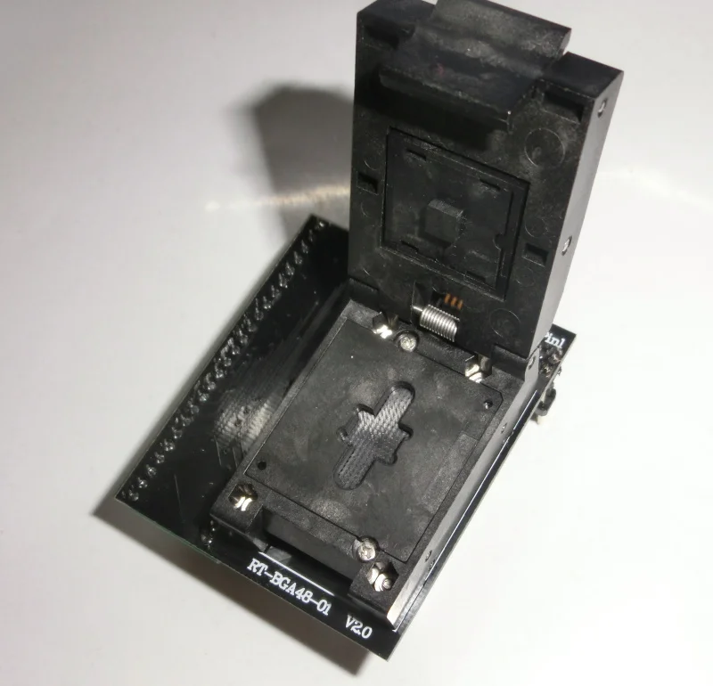 BGA48 Adapter RT-BGA48-01 V2.0 Socket MX29GL640, S29GL064N Other Models NOR off-line Reading and Writing For RT809H Programmer
BGA48 Adapter RT-BGA48-01 V2.0 Socket MX29GL640, S29GL064N Other Models NOR off-line Reading and Writing For RT809H Programmer