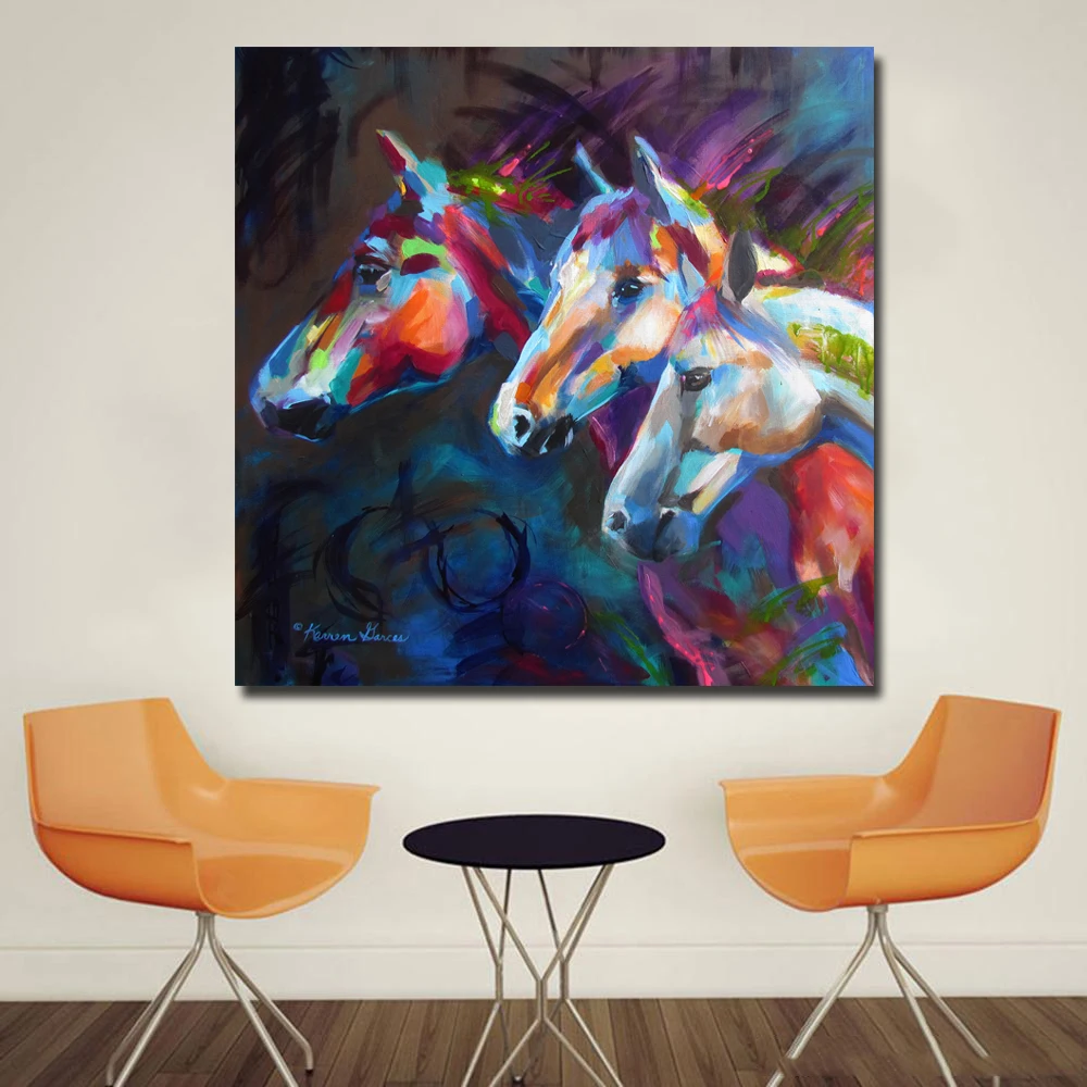 Canvas painting Art Prints Animal three colorful abstact horse head Wall Art Pictures Decorative Home Decor Paintings For Living
Canvas painting Art Prints Animal three colorful abstact horse head Wall Art Pictures Decorative Home Decor Paintings For Living