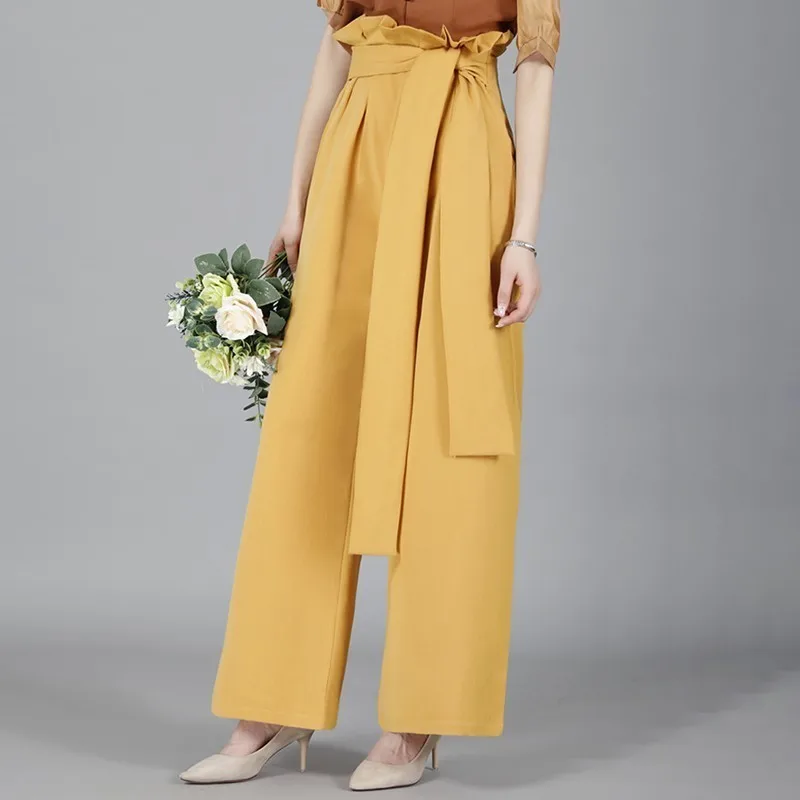 TVVOVVIN Summer Casual Solid Women Trousers High Waist Ruched Lace Up Wide Leg Pants Female Fashion 2019 Elegant Tide V130
TVVOVVIN Summer Casual Solid Women Trousers High Waist Ruched Lace Up Wide Leg Pants Female Fashion 2019 Elegant Tide V130