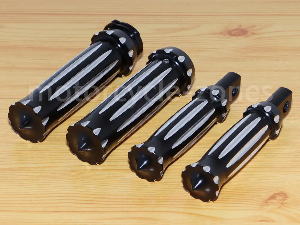 Motorcycles CNC 1" Cable Throttle Hand Grips+Footrest Foot Peg For Harley Sportster Blackline Cross Bones CVO
Motorcycles CNC 1" Cable Throttle Hand Grips+Footrest Foot Peg For Harley Sportster Blackline Cross Bones CVO