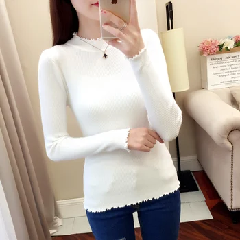 Autumn Winter Women Knitwear Turtleneck Long Sleeve Women Pullover Sweaters Solid Chompas para mujer Ropa de invierno para mujer
Autumn Winter Women Knitwear Turtleneck Long Sleeve Women Pullover Sweaters Solid Chompas para mujer Ropa de invierno para mujer