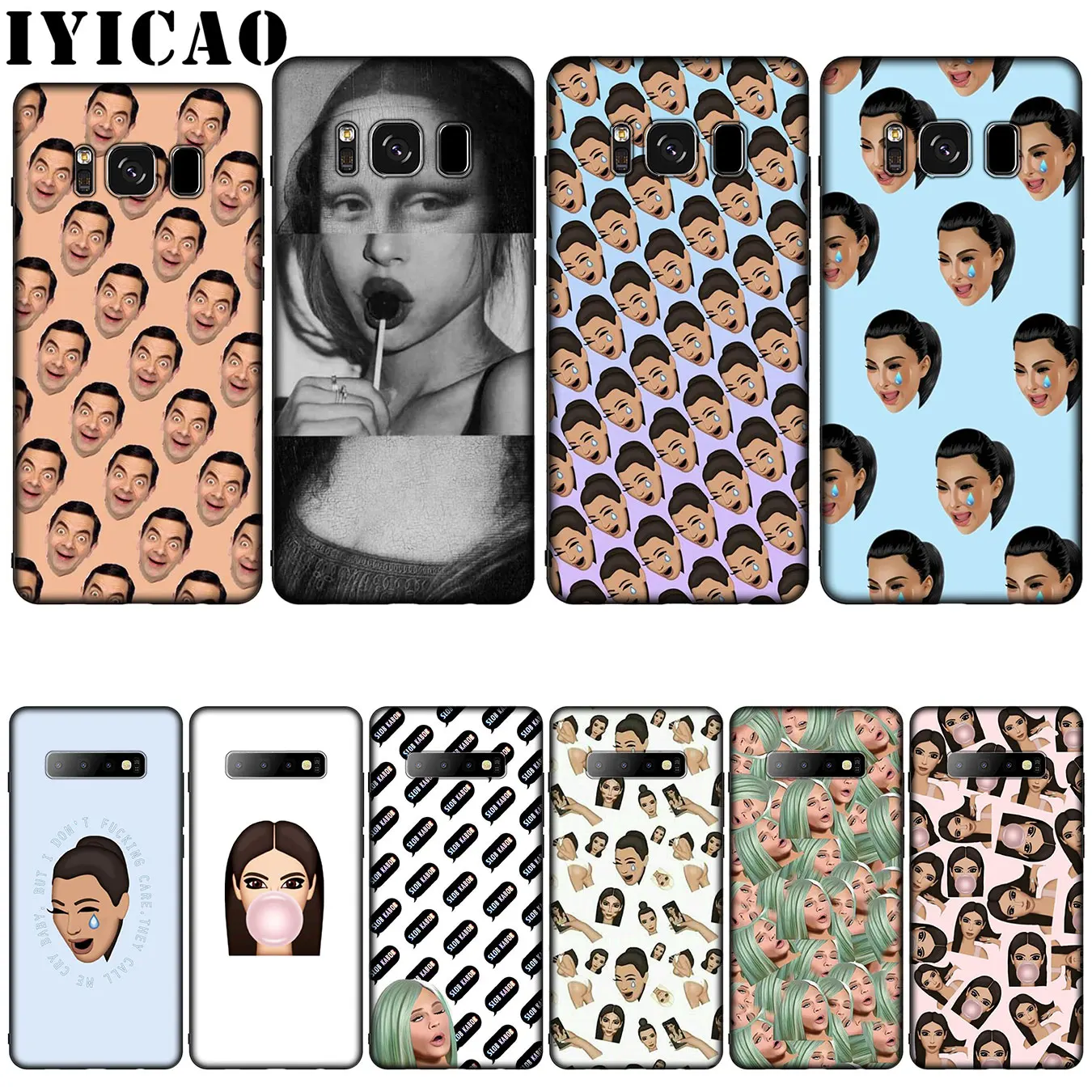 IYICAO Funny Face Kimoji Kim Kardashian Silicone Soft Phone Case for Samsung Galaxy S10 S9 S8 Plus S6 S7 Edge S10e E Cover
IYICAO Funny Face Kimoji Kim Kardashian Silicone Soft Phone Case for Samsung Galaxy S10 S9 S8 Plus S6 S7 Edge S10e E Cover