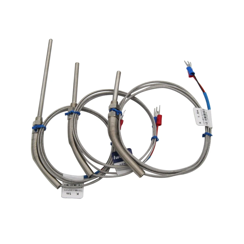 High-quality Generic New 2 Meter High Temperature Sensors 0~800 C Thermocouple K Type Probe Sensors Stainless Steel 5x100x1m
High-quality Generic New 2 Meter High Temperature Sensors 0~800 C Thermocouple K Type Probe Sensors Stainless Steel 5x100x1m