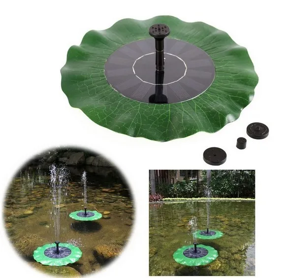 Solar energy lotus leaf fountain, floating pool, pond / Lake, small garden fountain, multi nozzle, aerated water flow
Solar energy lotus leaf fountain, floating pool, pond / Lake, small garden fountain, multi nozzle, aerated water flow
