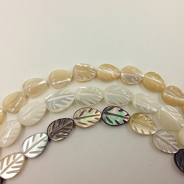 6*9MM 40Pcs/pack Cute Leaf Natural Freshwater Shell Loose Bead Strands Jewelry Beads
6*9MM 40Pcs/pack Cute Leaf Natural Freshwater Shell Loose Bead Strands Jewelry Beads