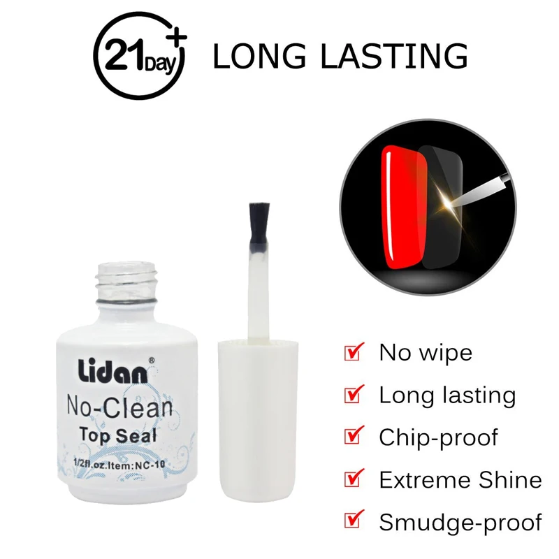 Monika High Gloss Top Coat with No Wipe Gel Nail Polish UV LED Soak Off Top Coat Home Gel Manicure Salon Polish
Monika High Gloss Top Coat with No Wipe Gel Nail Polish UV LED Soak Off Top Coat Home Gel Manicure Salon Polish