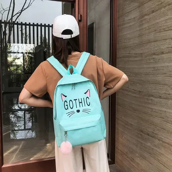 2019 Fashion Casual summer 4Pcs Women Cat Canvas Hand Bag Shoulder Bag Crossbody Bag Pencil Case Package Shoulder Outdoor Bag
2019 Fashion Casual summer 4Pcs Women Cat Canvas Hand Bag Shoulder Bag Crossbody Bag Pencil Case Package Shoulder Outdoor Bag