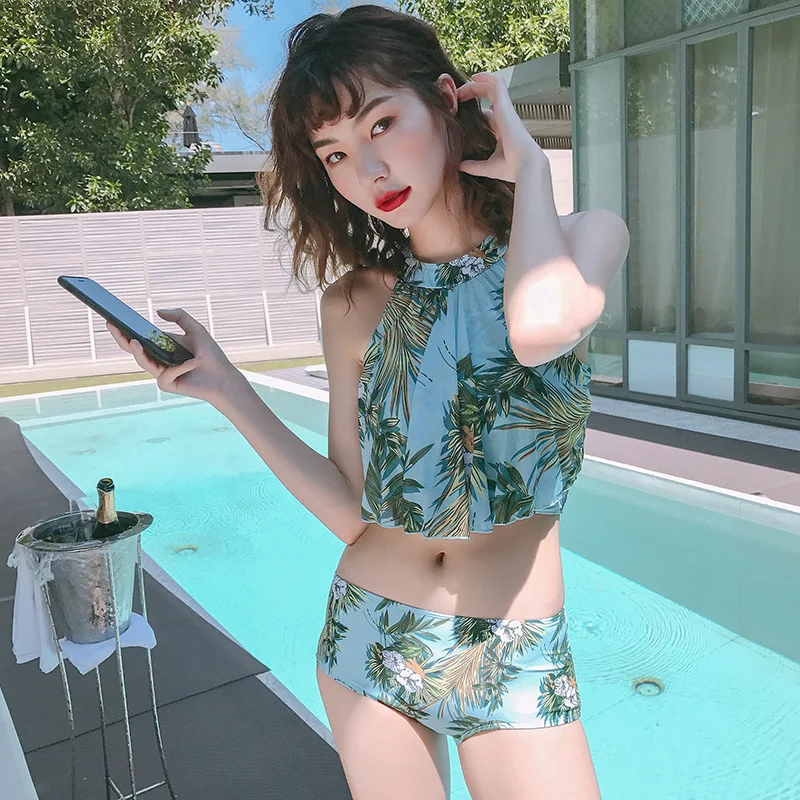 Split Bikini Swimsuit Ms. Swim Clothes High Waist Sportswear Women Split Bikini Beach Spa Swimsuit Three Piece Suit Bikinis Set
Split Bikini Swimsuit Ms. Swim Clothes High Waist Sportswear Women Split Bikini Beach Spa Swimsuit Three Piece Suit Bikinis Set