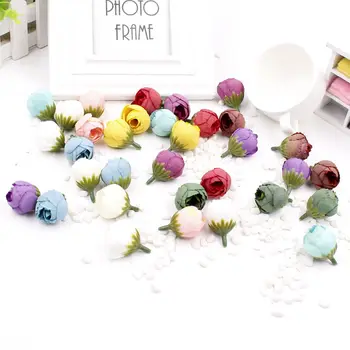 5 PCS 2.5 CM Artificial Silk Tea Rose Bud Head Flowers For Wedding Decoration DIY Crown Flower Gift Box Scrapbooking Handicraft
5 PCS 2.5 CM Artificial Silk Tea Rose Bud Head Flowers For Wedding Decoration DIY Crown Flower Gift Box Scrapbooking Handicraft