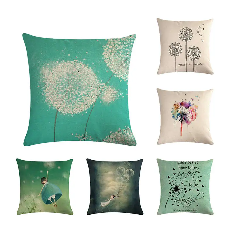 45cm*45cm Simple Dandelion Design linen/cotton throw pillow covers couch cushion cover home decorative pillow covers
45cm*45cm Simple Dandelion Design linen/cotton throw pillow covers couch cushion cover home decorative pillow covers