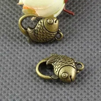 20pcs/lot Lovely Fish Metal Alloy Lobster Clasp Jewelry Findings 13*20mm Vintage Bronze Jewelry Clasps A1123
20pcs/lot Lovely Fish Metal Alloy Lobster Clasp Jewelry Findings 13*20mm Vintage Bronze Jewelry Clasps A1123