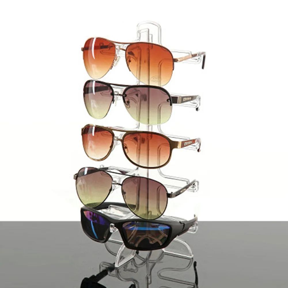 5 Layers Sunglasses Display Stand Plastic Frame 3 Colors Glasses Eyeglasses Organizer Eyewear Counter Show Stands Holder Rack
5 Layers Sunglasses Display Stand Plastic Frame 3 Colors Glasses Eyeglasses Organizer Eyewear Counter Show Stands Holder Rack