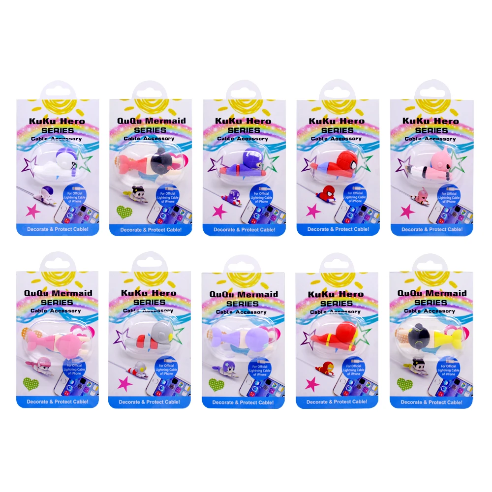 CHIPAL Animal Cable Organizer for iPhone USB Cable Protector Wire Winder Chompers Hero Mermaid Cat Cartoon Bite Phone Holder
CHIPAL Animal Cable Organizer for iPhone USB Cable Protector Wire Winder Chompers Hero Mermaid Cat Cartoon Bite Phone Holder