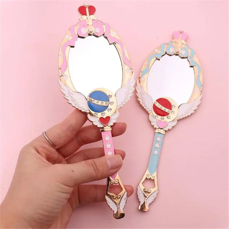 Hot New Anime Sailor Moon Cosmetic Mirror Cosplay Costumes Props Pink Girl Hearts No Flowers Angel Cute Cartoon Princess Gift
Hot New Anime Sailor Moon Cosmetic Mirror Cosplay Costumes Props Pink Girl Hearts No Flowers Angel Cute Cartoon Princess Gift
