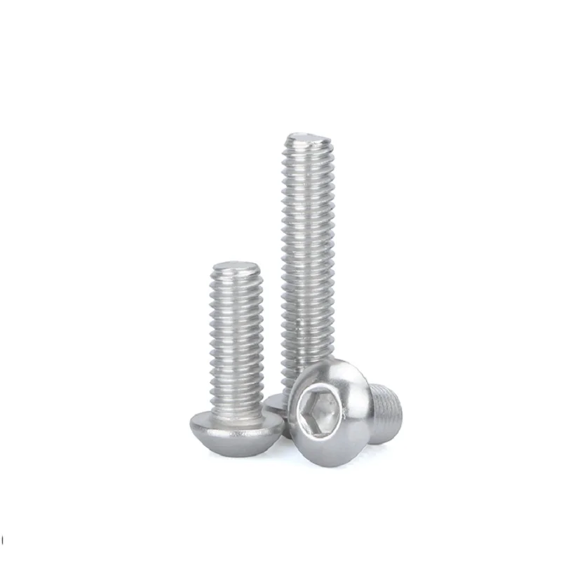 Stainless Steel 304 Round Head Screws Mushroom Hexagon HEX Socket Button Head Screw Bolt M2.5*4 5 6 8 10 12 14 16 18 20 22 25
Stainless Steel 304 Round Head Screws Mushroom Hexagon HEX Socket Button Head Screw Bolt M2.5*4 5 6 8 10 12 14 16 18 20 22 25