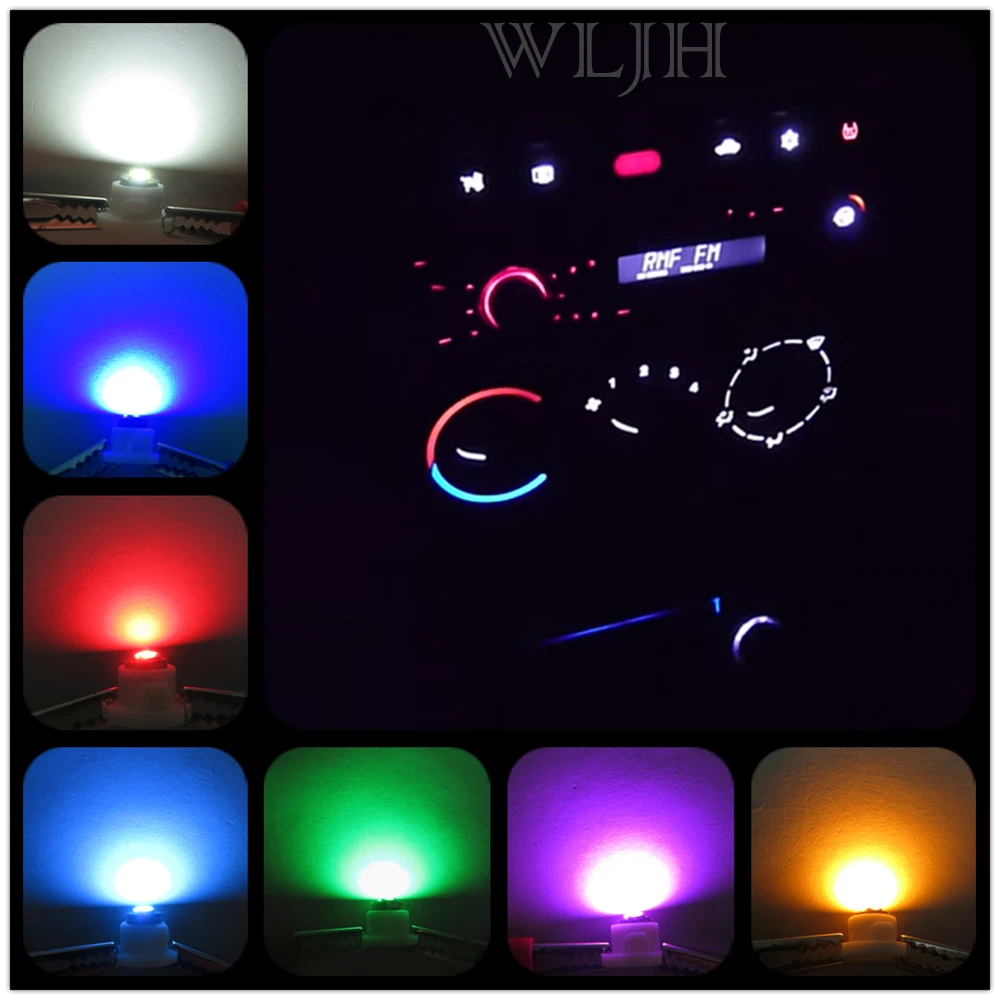 WLJH 5x Replacement Wedge Twist-in Lamps Led Light Instrumentation Climate Control Dashboard Instrument Cluster Clock for JAGUAR
WLJH 5x Replacement Wedge Twist-in Lamps Led Light Instrumentation Climate Control Dashboard Instrument Cluster Clock for JAGUAR