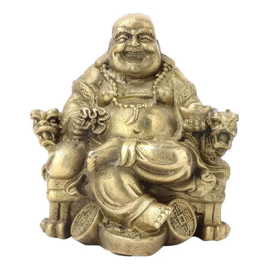 Buddha Statue Pure Brass Smiling Maitreya Buddha Geomantic Collection Symbol of Wealth and Luck Statues for Home Decoration
Buddha Statue Pure Brass Smiling Maitreya Buddha Geomantic Collection Symbol of Wealth and Luck Statues for Home Decoration