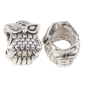 New 925 Silver Bead Lovely Owl Children Bead Charms Women DIY Bracelets & Bangles Necklaces
New 925 Silver Bead Lovely Owl Children Bead Charms Women DIY Bracelets & Bangles Necklaces