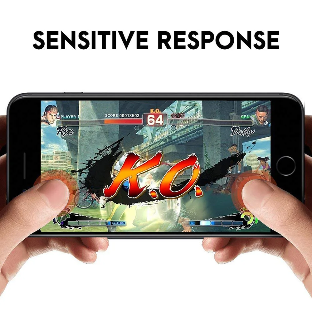 Ascromy 2PCS 5D Screen Protector For iPhone 7 Plus Tempered Glass Protector Film 4D Screenprotector For iPhone X 8 6 6S Pelicula (3)