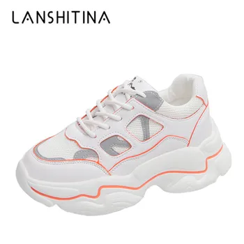 Women Autumn Platform Sneakers for Women Chunky Causal Dad Shoes Woman Thick Sole Ladies Vulcanize Shoe Laces Chaussures Femme
Women Autumn Platform Sneakers for Women Chunky Causal Dad Shoes Woman Thick Sole Ladies Vulcanize Shoe Laces Chaussures Femme