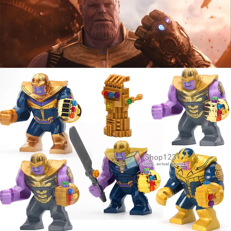 Single Sale Avengers 4 Endgame Crystal Thanos Batmans Scarlet Witch Thor MINIFIGSd Building Blocks Toys For Children
Single Sale Avengers 4 Endgame Crystal Thanos Batmans Scarlet Witch Thor MINIFIGSd Building Blocks Toys For Children