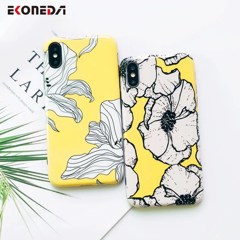 EKONEDA Silicone Case For iPhone 7 Case Floral Yellow Soft TPU Girl Cover For iPhone 6S 6 7 8 Plus XR XS Max X Case
EKONEDA Silicone Case For iPhone 7 Case Floral Yellow Soft TPU Girl Cover For iPhone 6S 6 7 8 Plus XR XS Max X Case